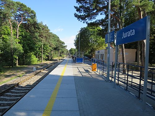 Jurata railway station